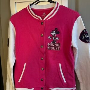 Disney Minnie Mouse Pink and White Jacket YOUTH